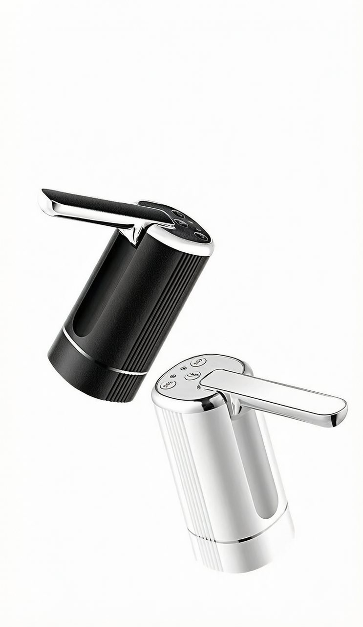 BeeHappy BHT-077 electric water pump in black and white